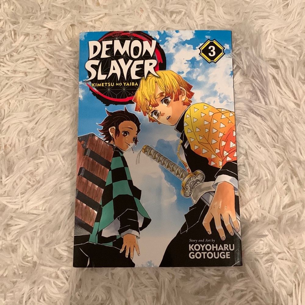 Demon slayer manga, volume three